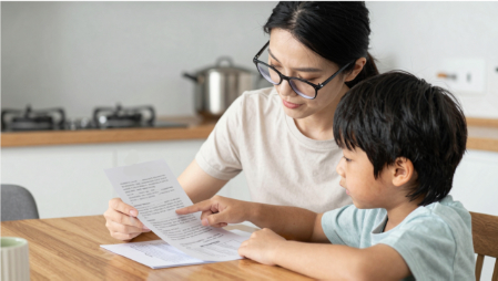 mom explaining nonowner coverages to a child generated with Z-Image